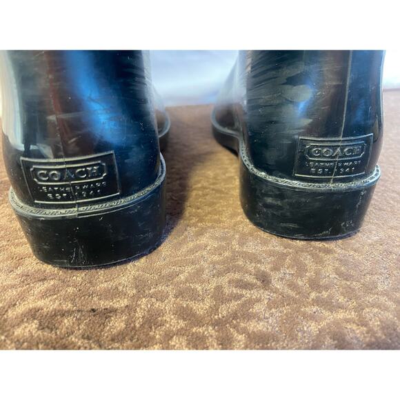Coach rain boots size 6 - Picture 4 of 11